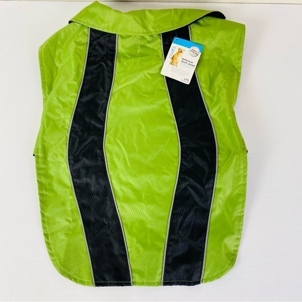 Petco Green Reflective Sport Jacket Size L/XL